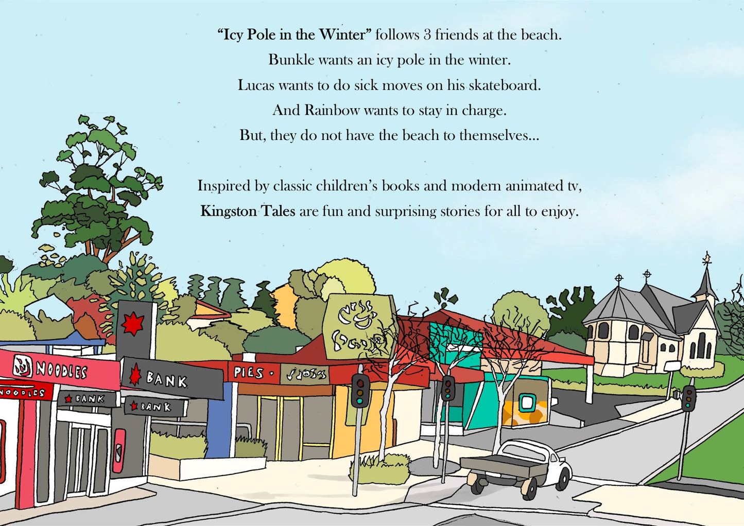 Hardcover Book, Kingston Tales "Icy Pole in the Winter"